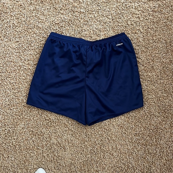 Navy Blue adidas athletic shorts - Picture 2 of 4
